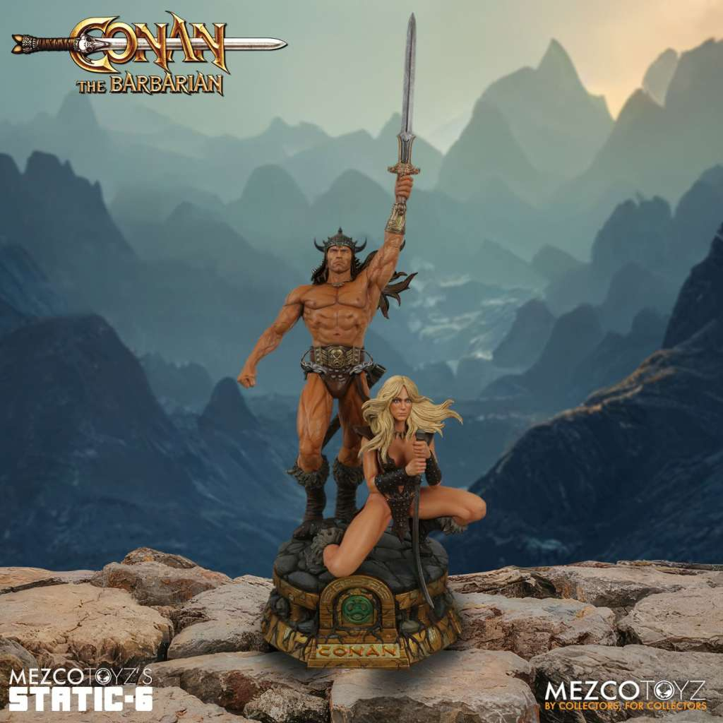 Pre-Order Mezco Conan the Barbarian Static-6 Statue